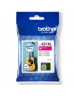 Tinteiro Brother LC421XLM Magenta 500 Pág.