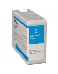 Tinteiro EPSON SJIC36P-C Azul C13T44C240 80ml