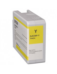 Tinteiro EPSON SJIC36P-Y Amarelo C13T44C440 80ml