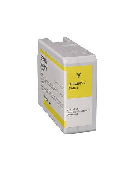 Tinteiro EPSON SJIC36P-Y Amarelo C13T44C440 80ml