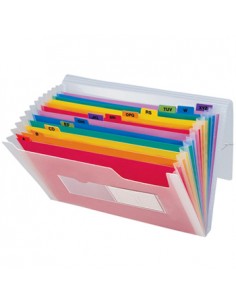 Pasta Classificadora c/Fole PP A5 Transparente