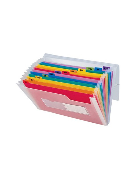 Pasta Classificadora c/Fole PP A5 Transparente