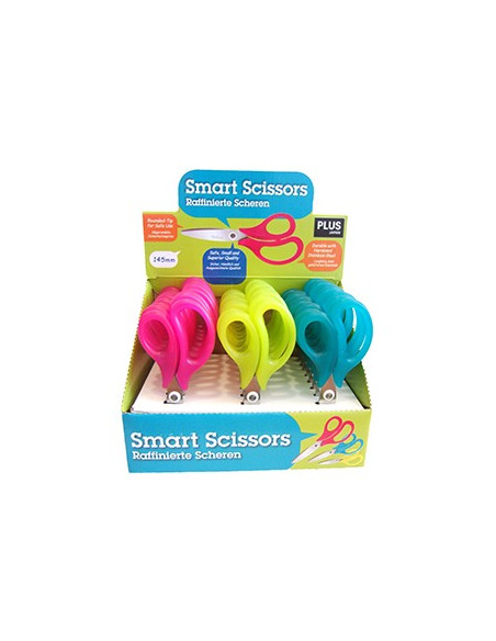 Expositor Tesouras 14,5cm Plus Cores Sortidas 24un