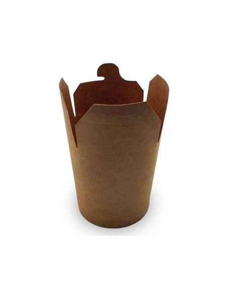 Caixa Cartolina 9,8x8,2x7cm Kraft para Menu 500ml 50un