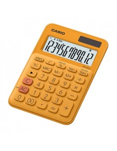 Calculadora de Secretaria Casio MS20UCRG Laranja 12 Digitos