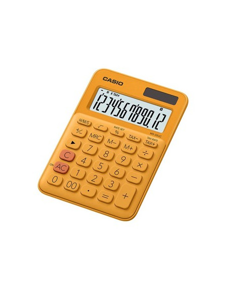 Calculadora de Secretaria Casio MS20UCRG Laranja 12 Digitos