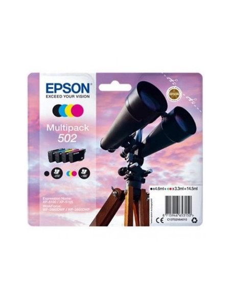 Tinteiro Expression Home XP5100 Nº502 Pack 4 Cores
