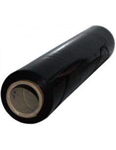 Filme Estiravel Manual Preto 23my 500mmx200m c/1,7kg 1 rolo
