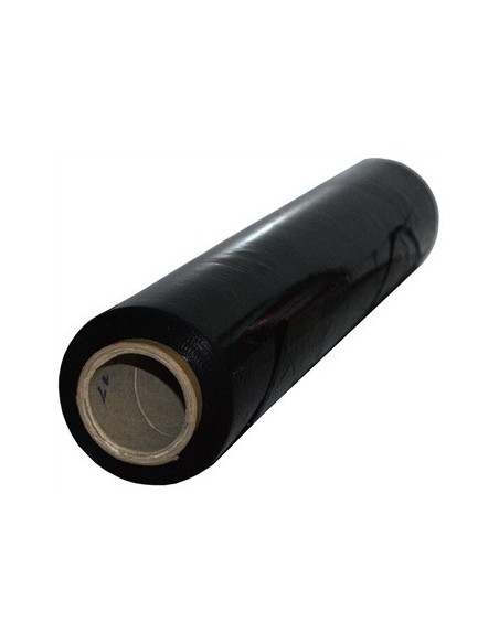 Filme Estiravel Manual Preto 23my 500mmx200m c/1,7kg 1 rolo