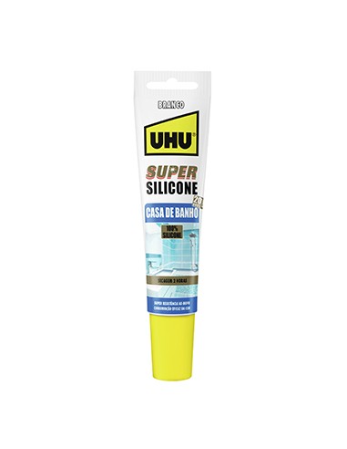 Super Silicone Casa de Banho Branco UHU 150ml