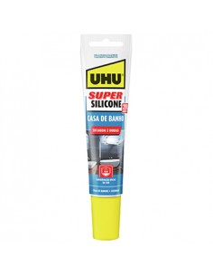 Super Silicone Casa de Banho Transparente UHU 150ml