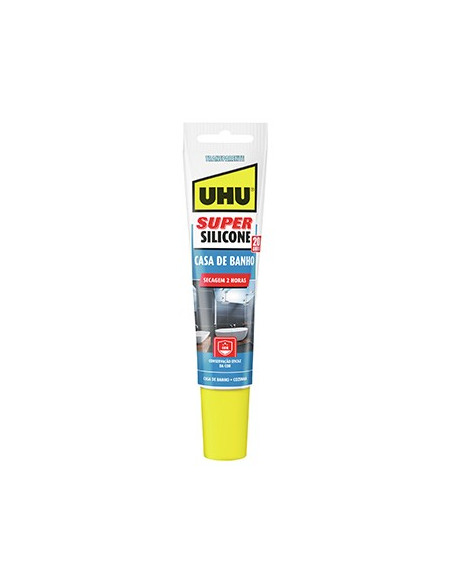 Super Silicone Casa de Banho Transparente UHU 150ml