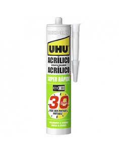 Silicone Isolamento e Fissuras Acrílico Branco UHU 280ml