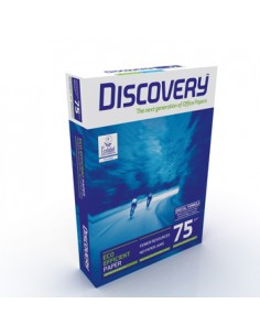 Papel Fotocopia A4 075gr Discovery 5x500Folhas