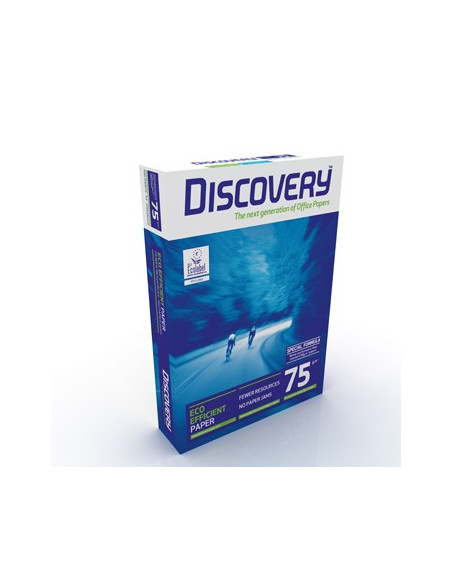 Papel Fotocopia A4 075gr Discovery 5x500Folhas