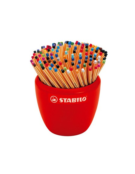 Marcador Fino 0,4mm Stabilo Fineliner Point 88 Exp 150 unid