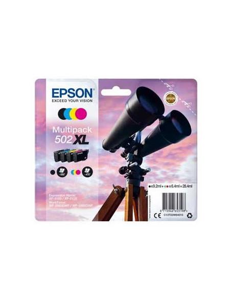 Tinteiro Expression Home XP5100 Nº502XL Pack 4 Cores