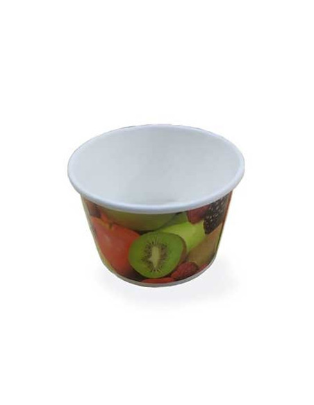 Copos Gelado 120ml Papel Colorido 50un