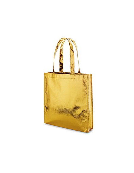 Saco Non-Woven Dourado Laminado 34x35x8cm
