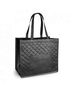 Saco Non-Woven Preto Laminado 38x33x20cm