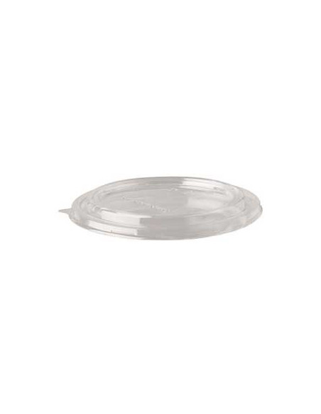 Tampa Saladeira Redonda PLA Transparente Ø15cm 50un