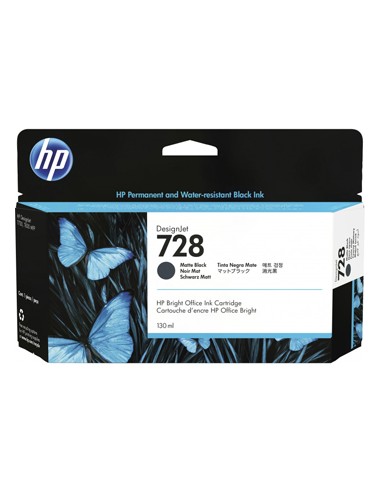 Tinteiro HP 728 Preto Matte 3WX25A 130ml