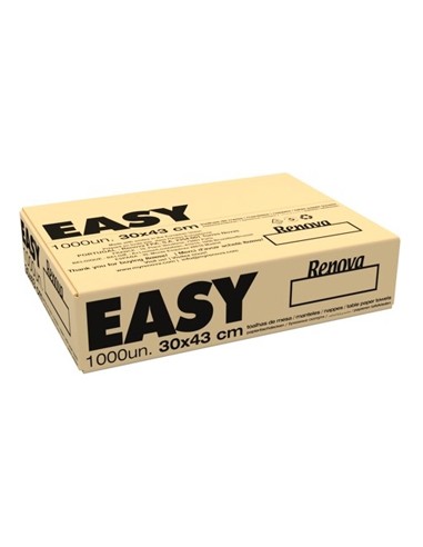 Toalhas Mesa Papel 30x43cm 37gr Renova Easy Branco Maco1000u