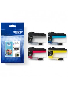 Pack Tinteiros Brother LC424VAL 4 Cores 750 Pág.