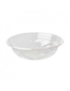 Saladeira PLA Redondo Transparente 700ml 50un
