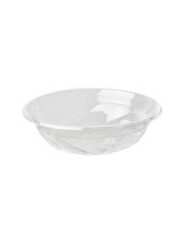 Saladeira PLA Redondo Transparente 700ml 50un