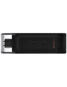 Pen Drive 64GB DataTraveler 70 USB-C 3.2 Preto