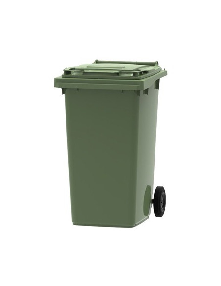 Contentor Polietileno 2 Rodas c/Tampa 240 Litros Verde