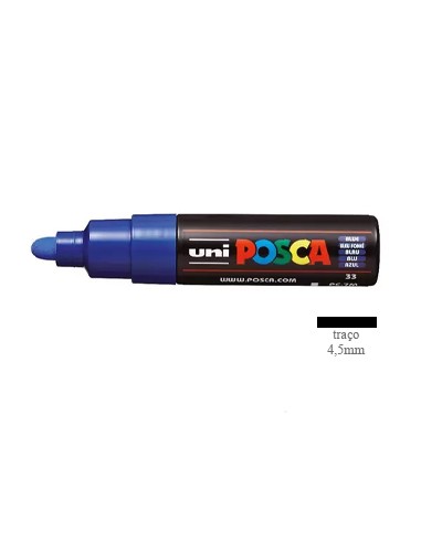 Marcador Uniball Posca PC-7M 4,5mm Azul 1un