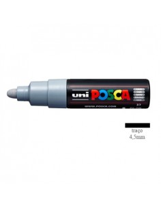 Marcador Uniball Posca PC-7M 4,5mm Cinzento 1un