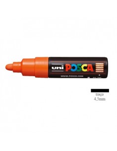 Marcador Uniball Posca PC-7M 4,5mm Laranja 1un