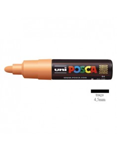 Marcador Uniball Posca PC-7M 4,5mm Laranja Claro 1un