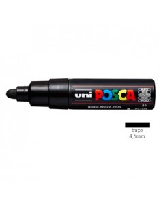 Marcador Uniball Posca PC-7M 4,5mm Preto 1un