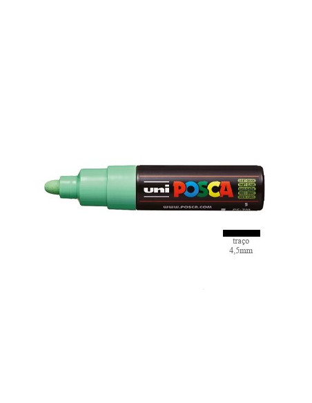 Marcador Uniball Posca PC-7M 4,5mm Verde Claro 1un