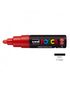Marcador Uniball Posca PC-7M 4,5mm Vermelho 1un