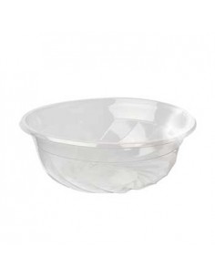 Saladeira PLA Redondo Transparente 950ml 50un