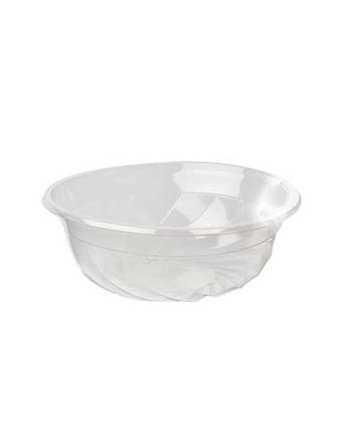 Saladeira PLA Redondo Transparente 950ml 50un