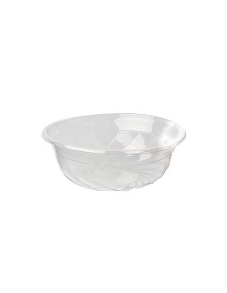 Saladeira PLA Redondo Transparente 950ml 50un