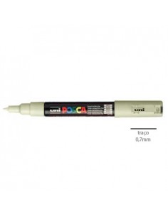 Marcador Uniball Posca PC-1M 0,7mm Bege 1un