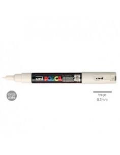 Marcador Uniball Posca PC-1M 0,7mm Cinza Slate 1un