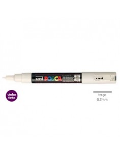 Marcador Uniball Posca PC-1M 0,7mm Vinho Tinto 1un