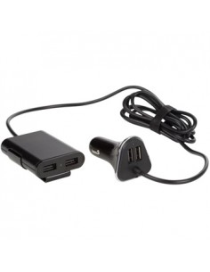 Carregador Isqueiro Auto 4xUSB