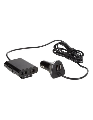 Carregador Isqueiro Auto 4xUSB