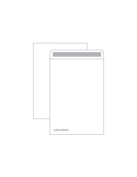 Envelopes Saco 229x324mm Branco 100gr Autodex Pack 50un