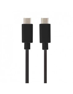 Cabo USB-C 2.0 Macho para USB-C 2.0 Macho Preto 1m