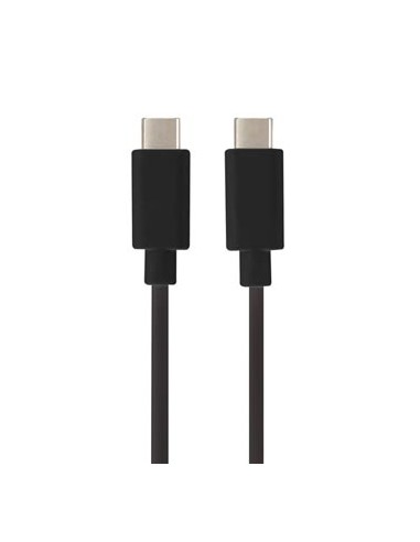 Cabo USB-C 2.0 Macho para USB-C 2.0 Macho Preto 1m